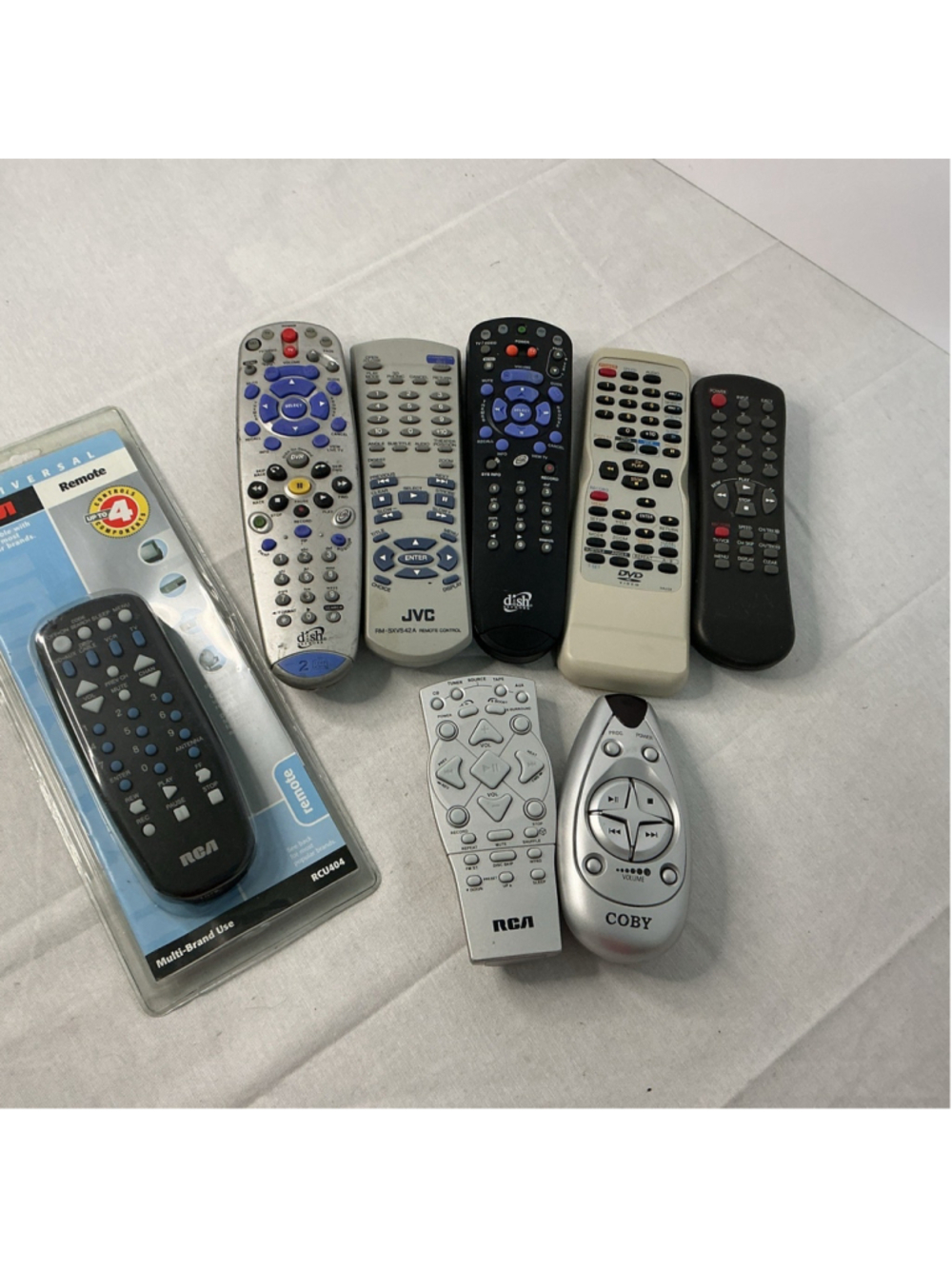 Remote Control Lot of 8 Various Brands Untested